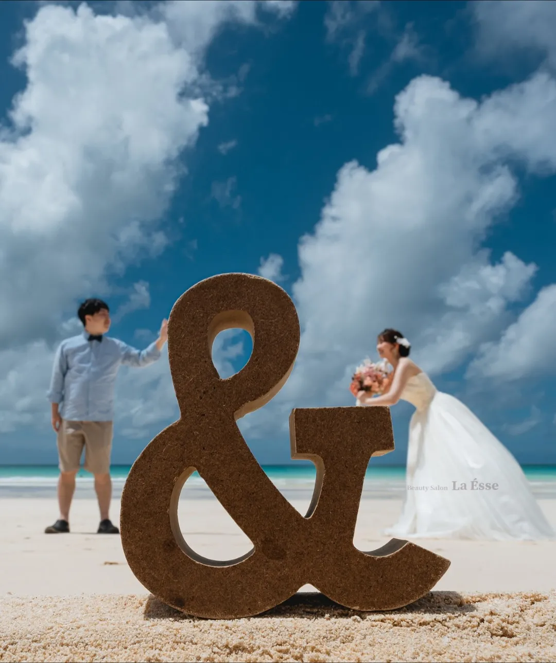 【👰🏻‍♀️お客様からご結婚式のお写真をいただきました💎🏖】