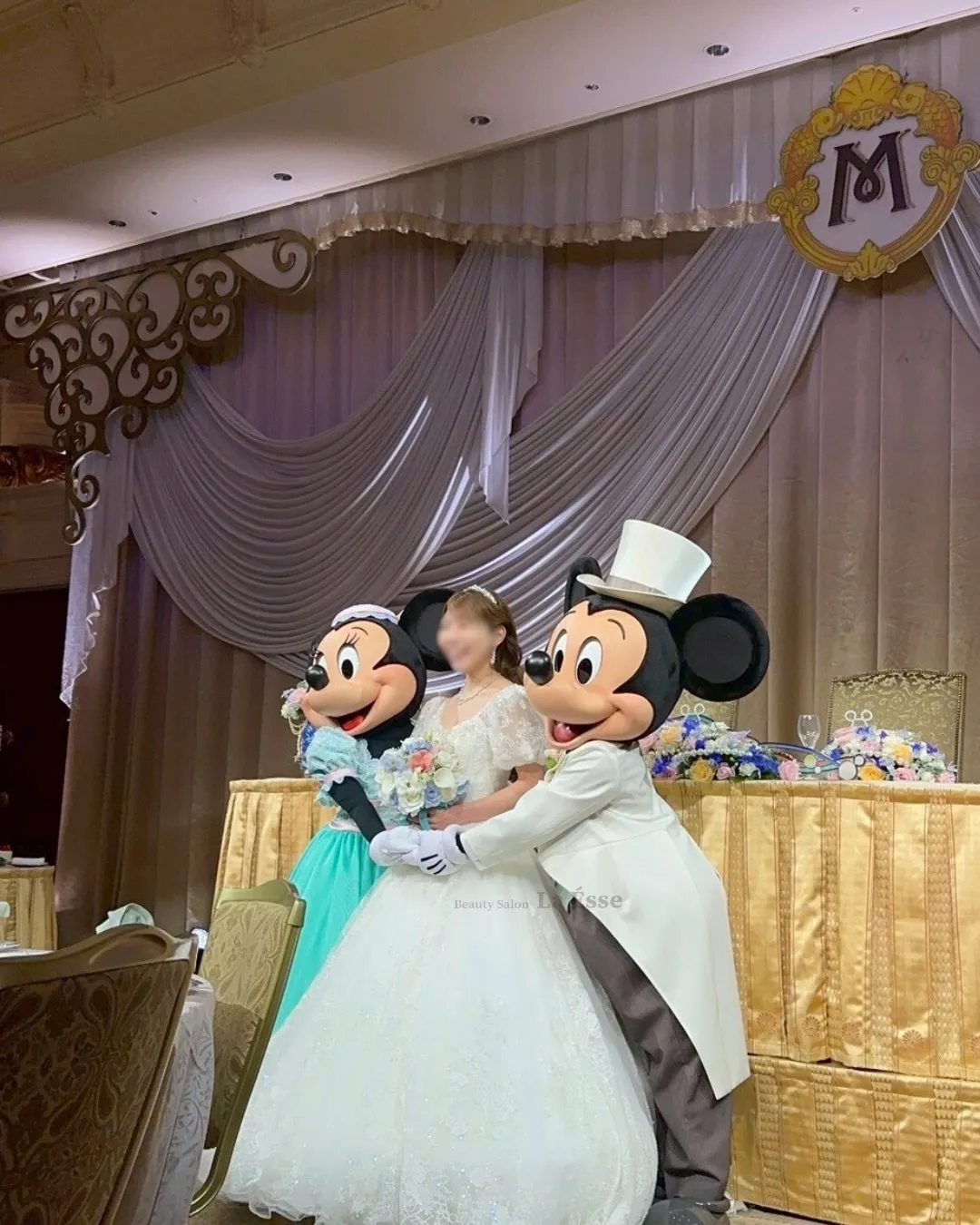 💜お客様からご結婚式のお写真をいただきました👰🏻‍♀️🏰‪💞