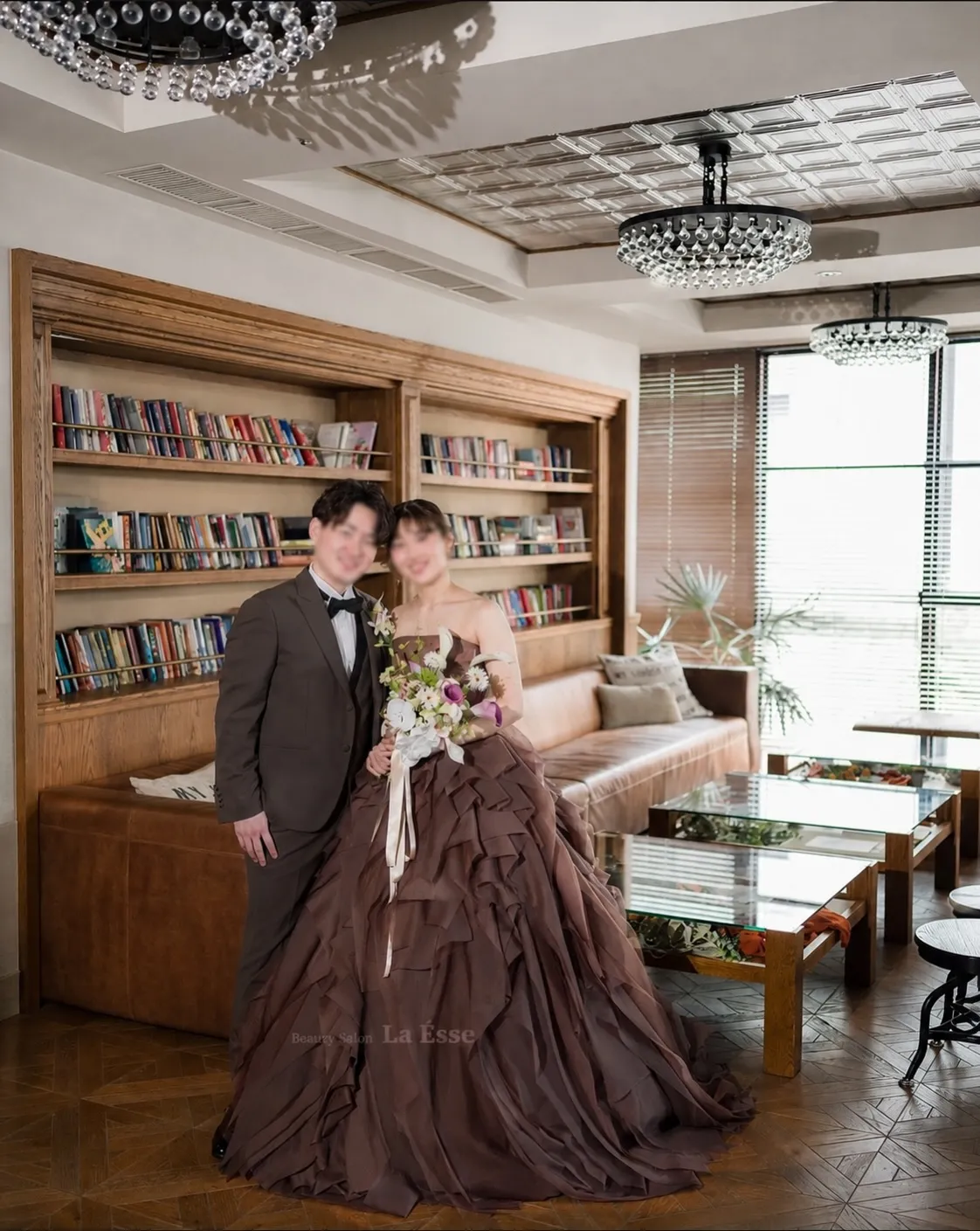【👰🏻‍♀️お客様からご結婚式のお写真をいただきました🤎🧡】