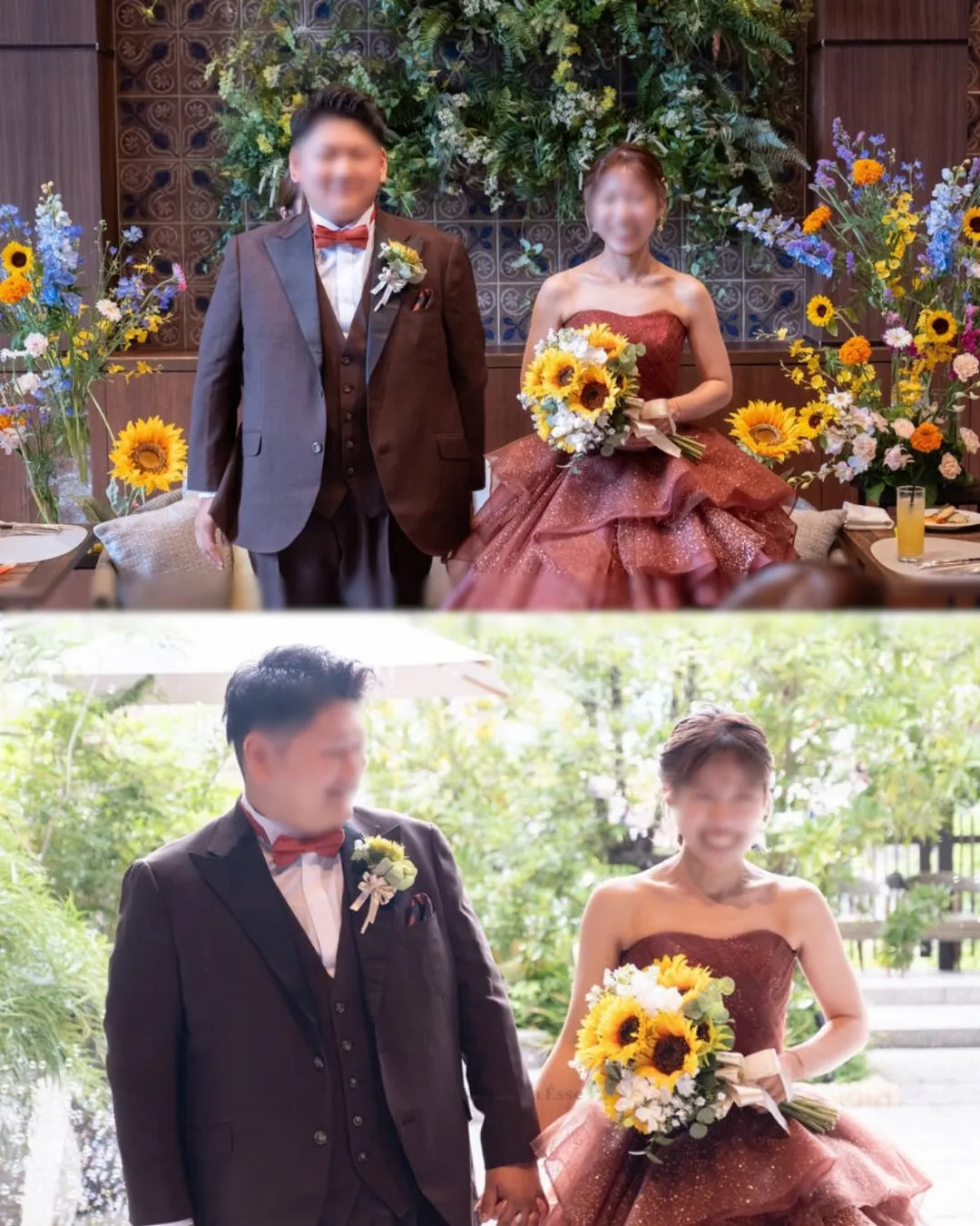 【✨️お客様からご結婚式のお写真をいただきました👰🏻‍♀️🤎...